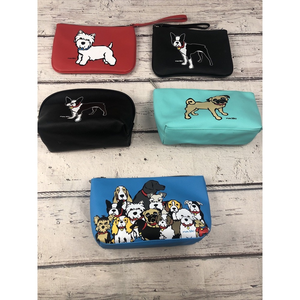 Marc Tetro LOT OF 5 BAGS  (Purse/Bag/wristlet/makeup bag) ALL DIFFERENT PATTERNS